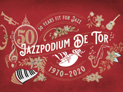 Tijdelijke huisstijl Jubileumjaar Jazzpodium de Tor